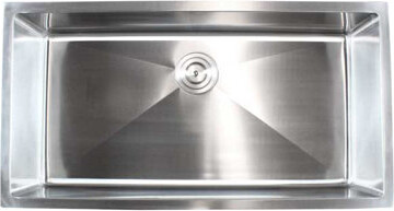 eModern Decor CozyBlock 36" L x 19" W Undermount Kitchen Sink With Accessories