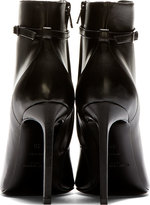 Thumbnail for your product : Saint Laurent Black Leather Open Toe Jane Boots