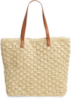 Thumbnail for your product : Nordstrom Barnet Metallic Straw Packable Woven Tote