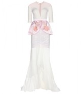 Thumbnail for your product : Alessandra Rich Silk and lace gown
