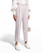 Thumbnail for your product : Nina Ricci Gabardine Pleated Pants