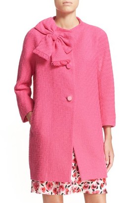 Kate Spade 'dorothy' Cotton Tweed Coat