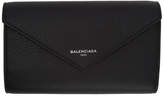 Thumbnail for your product : Balenciaga Black Papier Zip Around Wallet
