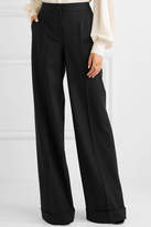 Thumbnail for your product : Dolce & Gabbana Stretch Wool-blend Flared Pants - Black
