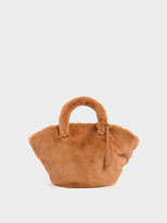 Thumbnail for your product : Charles & Keith Textured Trapeze Bag