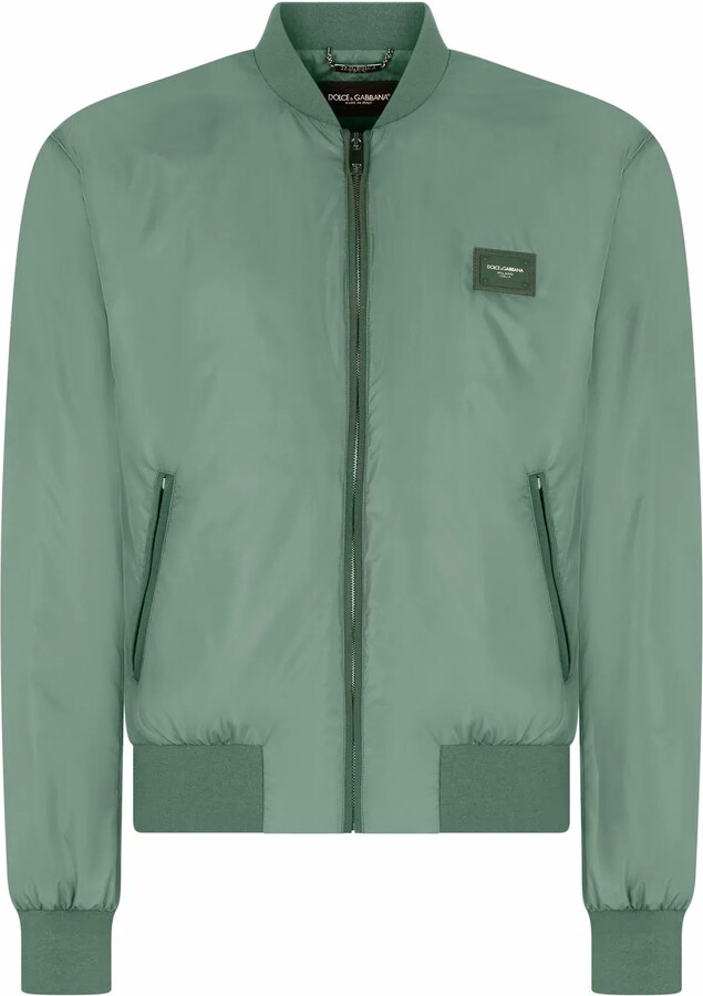 Dolce & Gabbana LogoPatch Bomber Jacket ShopStyle