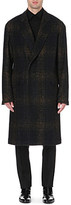 Thumbnail for your product : Cerruti Paris Faded tartan wool-blend coat