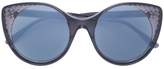 Bottega Veneta Eyewear translucent cat eye sunglasses