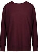 Thumbnail for your product : Sandro Wrap-Effect Wool And Cashmere-Blend Sweater