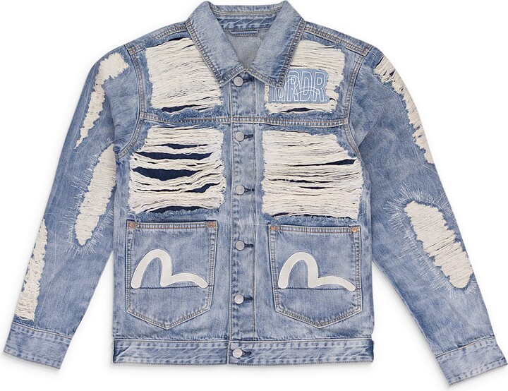 Who Decides War Multicolor Evisu Daicock Trench Coat