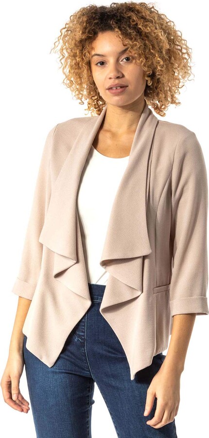 ladies waterfall blazer