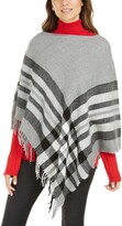 Thumbnail for your product : Fraas Women's Plaid Brushed Poncho, Created for Macy's