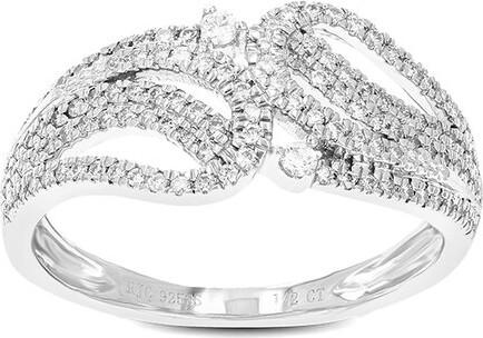 Amairah Silver 0.50 ct. tw. Lab-Grown Diamond Ring