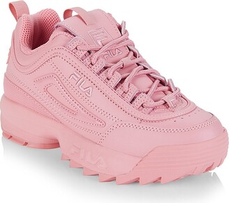 bright pink pink fila shoes