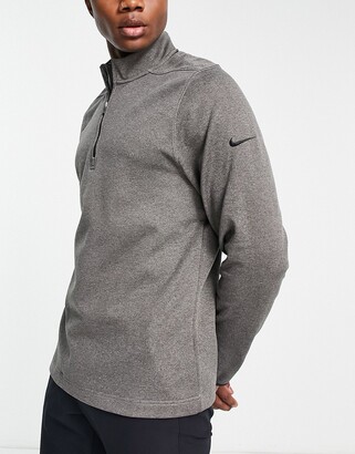 Nike Training Dri-FIT Superset half-zip long sleeve top in gray - ShopStyle  Activewear Shirts