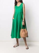Thumbnail for your product : Blanca Vita Panelled Sleeveless Dress