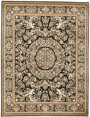 Bokara Rug Co., Inc. High-Quality Hand-Knotted Black Area Rug