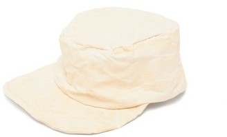 REINHARD PLANK HATS Cyen Canvas Baseball Cap - Cream
