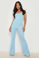 Thumbnail for your product : boohoo Petite Bandage Flare Jumpsuit