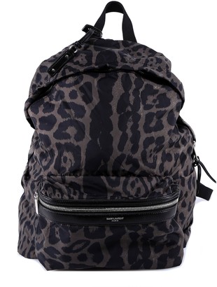 saint laurent foldable backpack