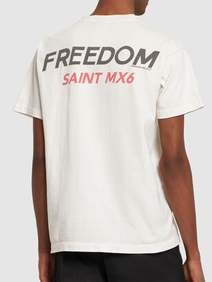 SAINT MICHAEL FREEDOM Tシャツ SAINT MX6 SAINT MICHAEL Freedom X Saint Mx6 T-shirt - ShopStyle