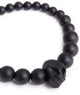 Thumbnail for your product : Alexander McQueen Skull charm metal ball bracelet