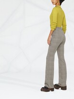Thumbnail for your product : Patrizia Pepe Check-Pattern Pressed-Crease Trousers