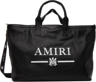 Amiri Men's Logo Jacquard Denim Tote Bag