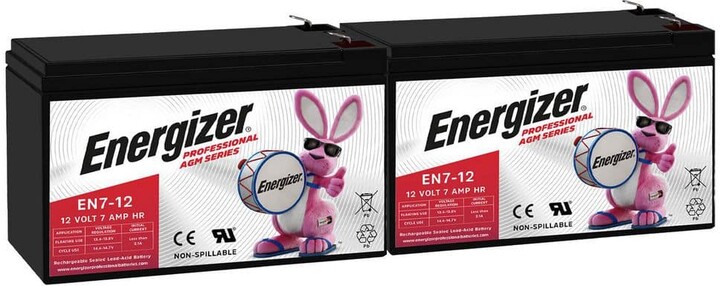 12V 7Ah Long Lasting SLA AGM Rechargeable Battery Use In Wheelchairs, Electric Scooters, Backup Power-2 Pack