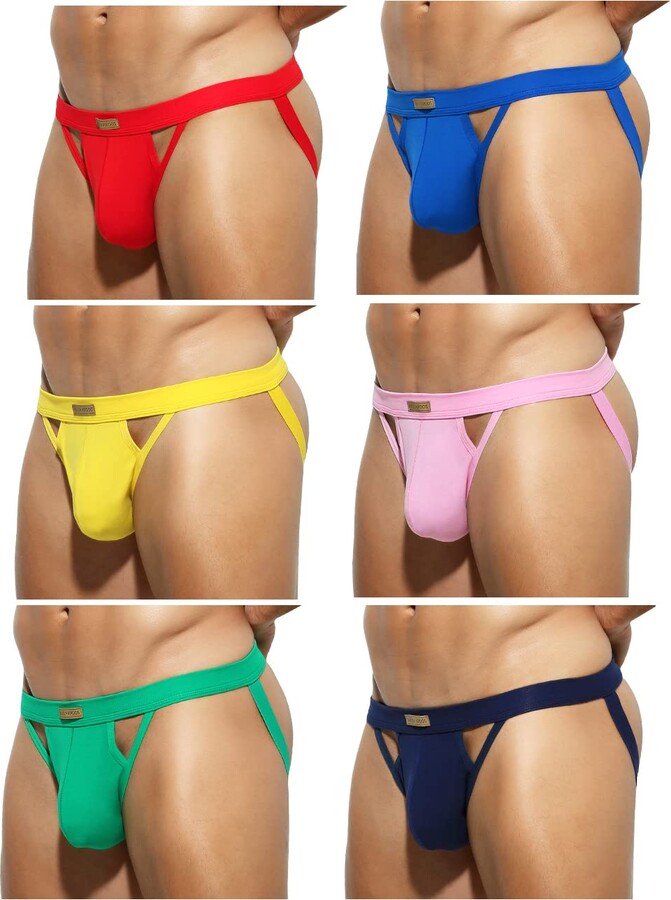 Casey Kevin Jockstrap Uomo - Perizoma Sportivo In Cotone, Sospensorio Per Sport E Intimo Sessuale - Foto 10