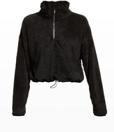 Thumbnail for your product : Onzie Cropped Faux-Fur Pullover
