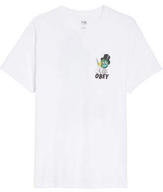 Obey Men's On Top Of The World Graphic T-Shirt