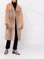 Thumbnail for your product : Desa 1972 Patchwork Shearling Coat