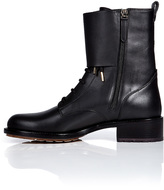 Thumbnail for your product : Valentino Leather Animalia Combat Boots