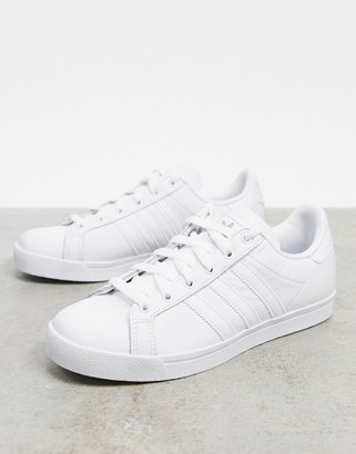 adidas Coast Star trainers in white - ShopStyle