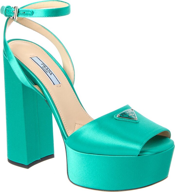 Prada Satin Platform Sandal