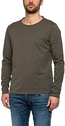 Replay Men's M3322 .000.2660 Longsleeve T-Shirt, (Stone Green 33), M