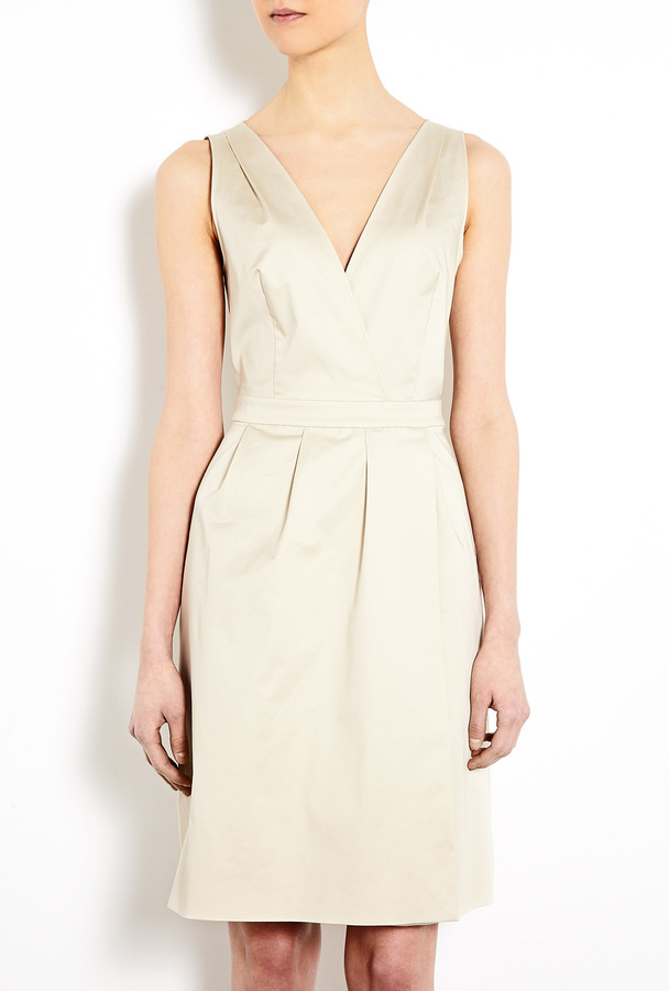 Moschino Cheap & Chic Cotton Wrap Dress ShopStyle