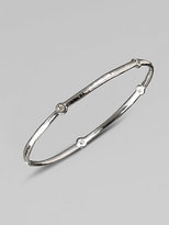 Thumbnail for your product : Ippolita Stella Diamond & Sterling Silver Five-Stone Bangle Bracelet