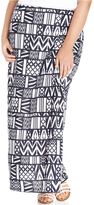 Thumbnail for your product : ING Plus Size Printed Maxi Skirt