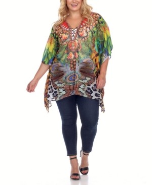 plus size caftan tops