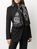 Thumbnail for your product : Alexander McQueen Skull-Print Scarf