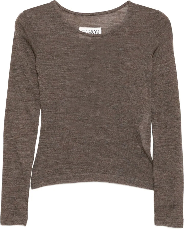 MM6 MAISON MARGIELA wool T-shirt