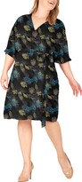 Thumbnail for your product : Standards & Practices Candice Georgette Wrap Dress