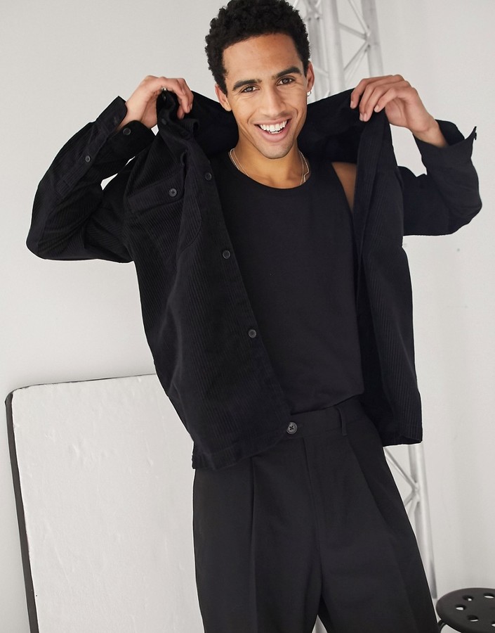 weekday josh cord jacket