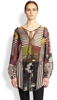 Thumbnail for your product : Jean Paul Gaultier Optic Patchwork Tunic