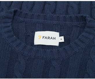 Farah Norfolk Crew Neck Cable Knit