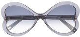 Thumbnail for your product : Chloé Bonnie heart-frame sunglasses