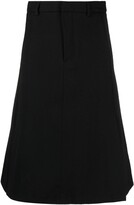 Thumbnail for your product : AMI Paris high-waisted A-line skirt