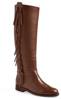 Thumbnail for your product : Valentino Fringe Riding Boot (Women)